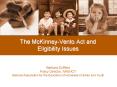 The McKinney-Vento Act and Eligibility Issues PowerPoint PPT Presentation