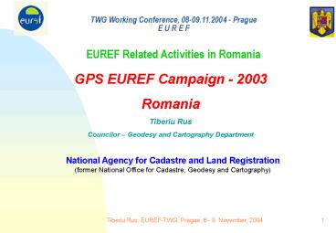 Aplicatii ale observatiilor GPS cinematice