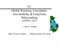 11' Global Warming, Uncertainty, Irreversibility PowerPoint PPT Presentation