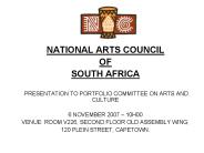NATIONAL ARTS COUNCIL