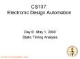 CS137: Electronic Design Automation PowerPoint PPT Presentation