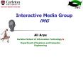 Interactive Media Group iMG PowerPoint PPT Presentation