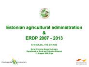 Estonian agricultural administration
