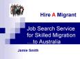 Job Search Service for Skilled Migration ''''to Australia PowerPoint PPT Presentation