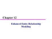 Enhanced Entity-Relationship Modeling