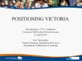 POSITIONING VICTORIA PowerPoint PPT Presentation