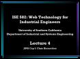 ISE 582: Web Technology for Industrial Engineers PowerPoint PPT Presentation