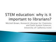 STEM education: why is it important to librarians