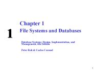 File Systems and Databases
