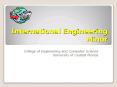 International Engineering Minor PowerPoint PPT Presentation