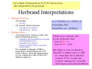 Herbrand Interpretations