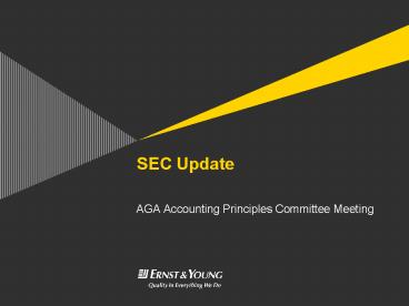 SEC Update