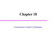 Concurrency Control Techniques