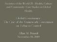 Societies of the World 25 : Health, Culture and Community: Case Studies in Global Health Global Gove PowerPoint PPT Presentation