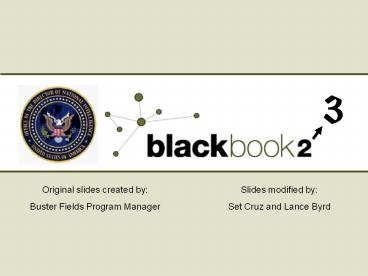 Original slides created by: