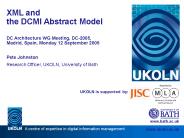 XML and the DCMI Abstract Model