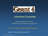 Advanced Examples