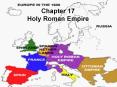 Chapter 17 Holy Roman Empire PowerPoint PPT Presentation
