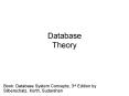 Database Theory PowerPoint PPT Presentation