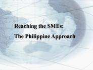 Reaching the SMEs: