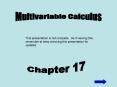 Multivariable Calculus PowerPoint PPT Presentation