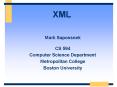 XML PowerPoint PPT Presentation