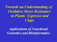 Applications of Functional Genomics and Bioinformatics PowerPoint PPT Presentation