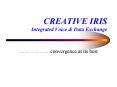 CREATIVE IRIS Integrated Voice PowerPoint PPT Presentation