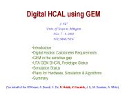 Digital HCAL using GEM