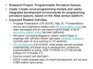 Research Project: Programmable Pervasive Spaces