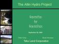 The Atlin Hydro Project PowerPoint PPT Presentation