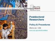Postdoctoral Researchers  Policy