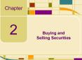 Buying and Selling Securities PowerPoint PPT Presentation