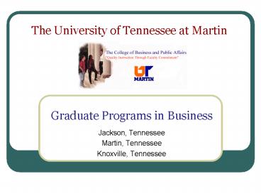 The University of Tennessee at Martin