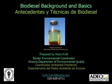 Prepared by Hans Huth