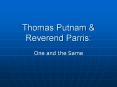 Thomas Putnam PowerPoint PPT Presentation