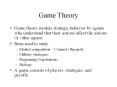 Game Theory PowerPoint PPT Presentation