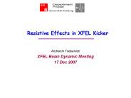 Resistive Effects in XFEL Kicker