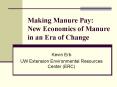 Making Manure Pay: New Economics of Manure in an Era of Change PowerPoint PPT Presentation