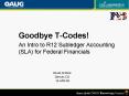 Goodbye TCodes PowerPoint PPT Presentation