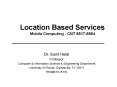 Location Based Services Mobile Computing CNT 55175564 PowerPoint PPT Presentation