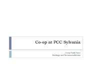 Co-op at PCC Sylvania