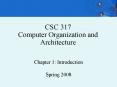 CSC 317 Computer Organization and Architecture PowerPoint PPT Presentation