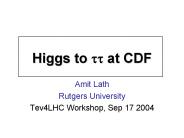 Higgs to tt at CDF