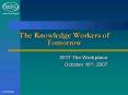 The Knowledge Workers of Tomorrow PowerPoint PPT Presentation