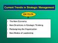 Current Trends in Strategic Management PowerPoint PPT Presentation