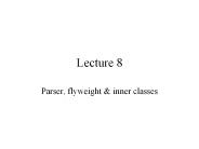 Parser, flyweight