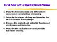 STATES OF CONSCIOUSNESS PowerPoint PPT Presentation