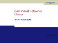 Gale Virtual Reference Library PowerPoint PPT Presentation