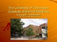 The University of Tennessee Graduate School of Medicine Knoxville, Tennessee A part of the UT Health PowerPoint PPT Presentation